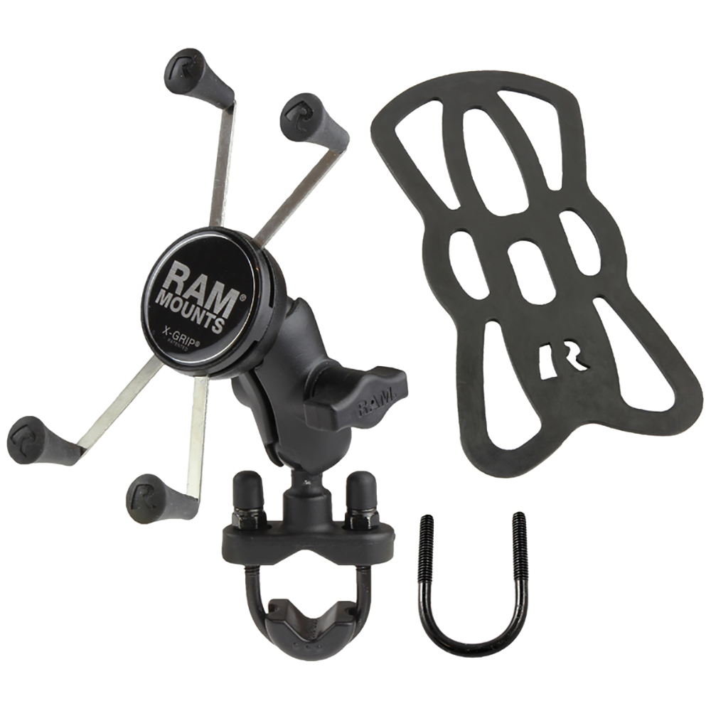 RAM Mount X-Grip&reg; Large Phone Mount w/Handlebar U-Bolt Base 2
