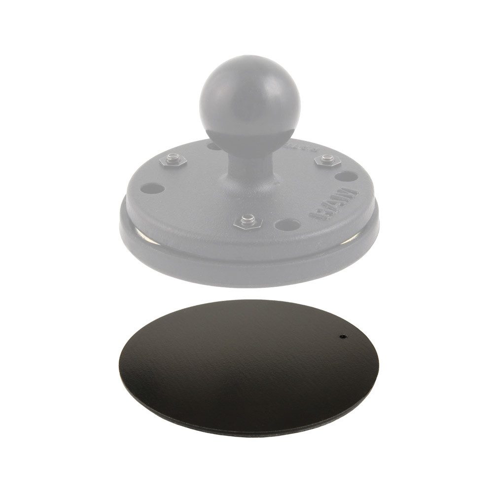 RAM Mount Steel Adhesive Plate Adapter f/Magnetic Mounts 2