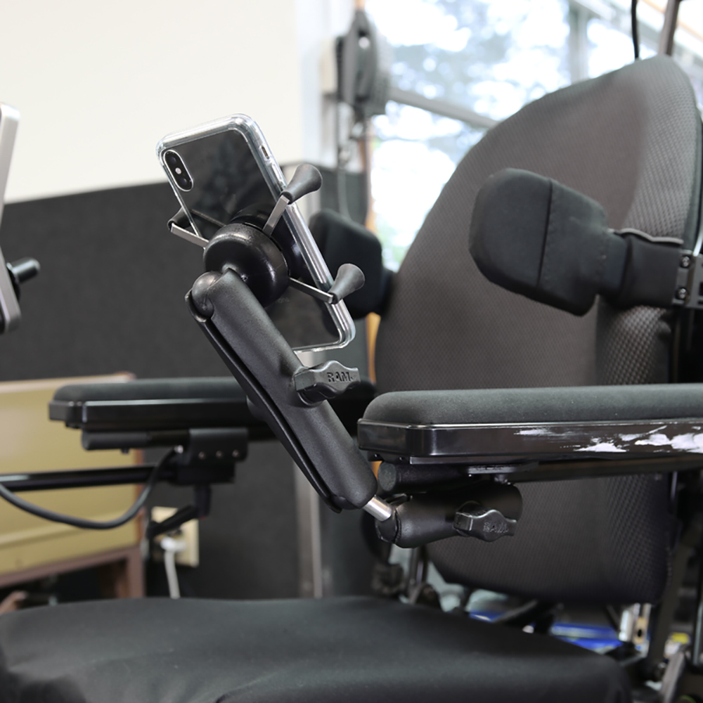 RAM Mount X-Grip&reg; Phone Mount f/Wheelchair Armrests 3