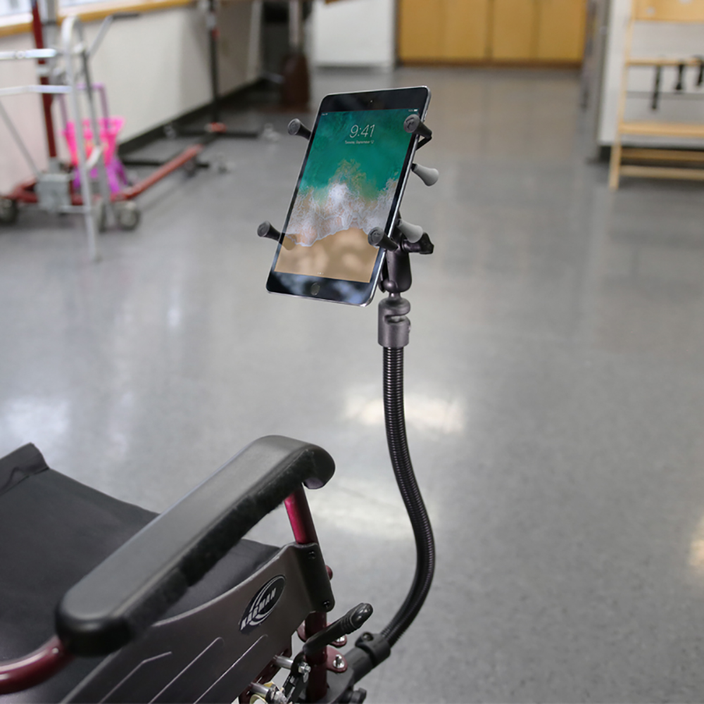 RAM Mount X-Grip&reg;Wheelchair Leg Rail Mount f/7"-8" Tablets 2