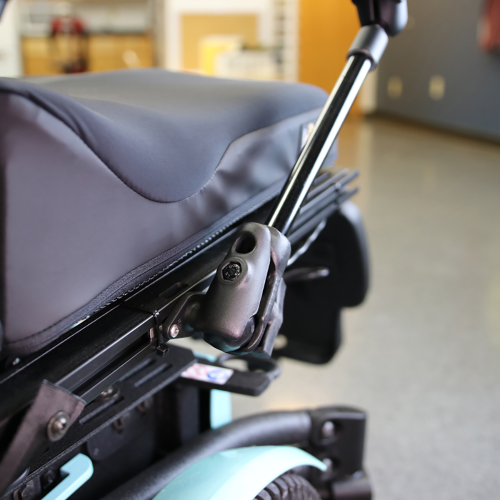 RAM Mount X-Grip&reg;Wheelchair Seat Track Mount f/9"-10" Tablets 3