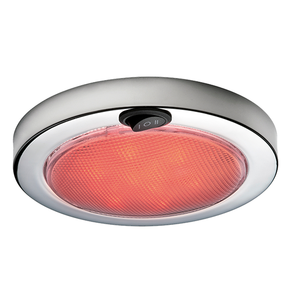 Aqua Signal Colombo LED Dome Light - Warm White/Red w/Stainless Steel Housing