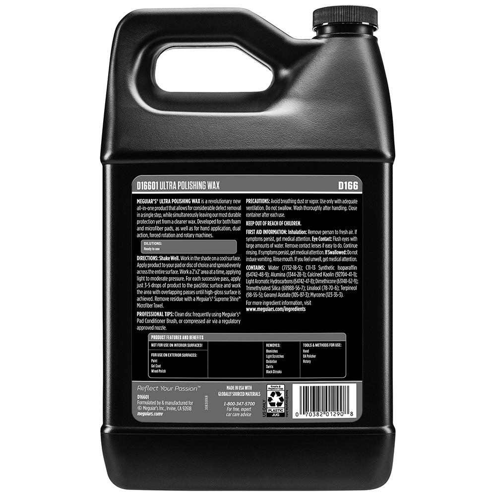 Meguiar's Ultra Polishing Wax - 1 Gallon *Case of 4* 2
