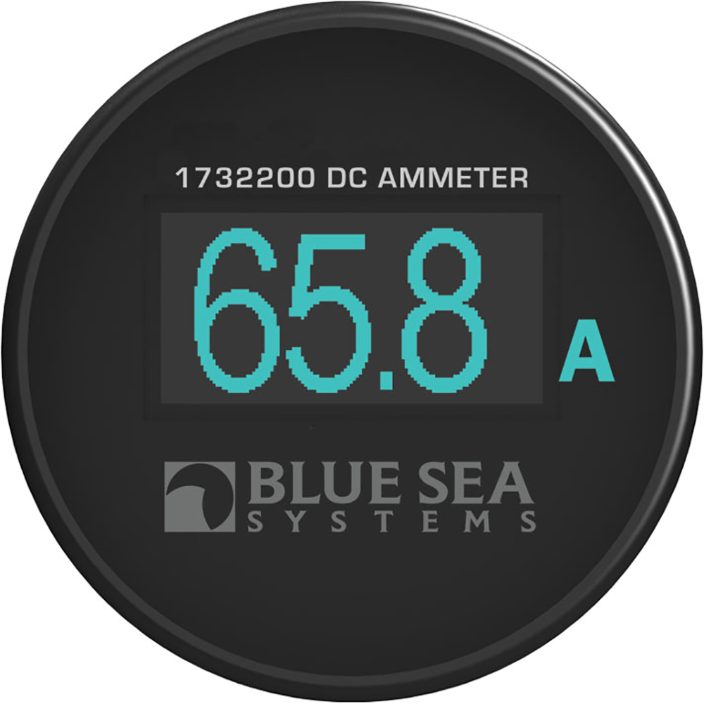 Blue Sea 1732200 Mini OLED Ammeter - Blue
