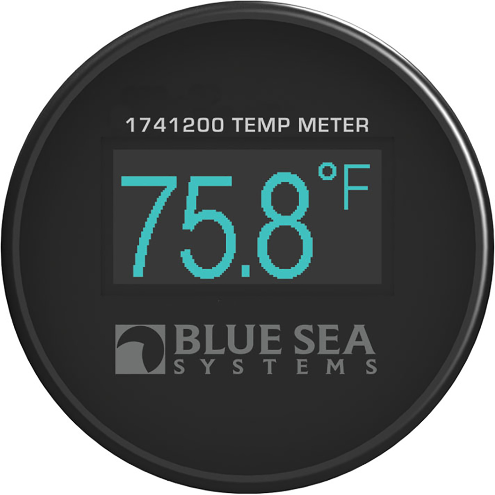 Blue Sea 1741200 Mini OLED Temperature Monitor - Blue