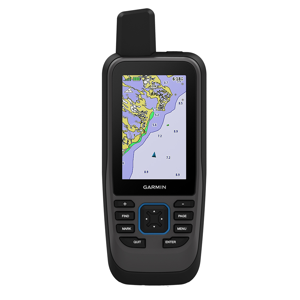 Garmin GPSMAP&reg; 86sc Handheld GPS w/BlueChart&reg; g3 Coastal Mapping