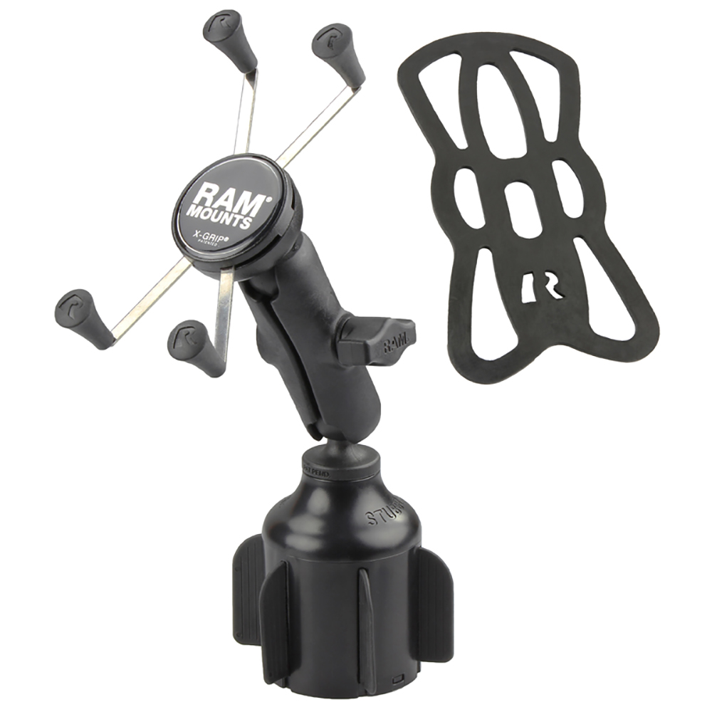 RAM Mount RAM&reg; X-Grip&reg; Large Phone Mount w/RAM&reg; Stubby&trade; Cup Holder Base 2