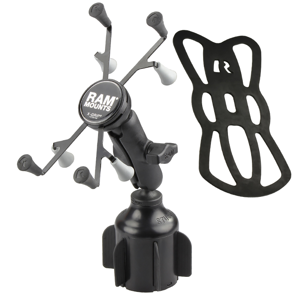 RAM Mount RAM&reg; X-Grip&reg; f/7"-8" Tablets w/RAM&reg; Stubby&trade; Cup Holder Base 2