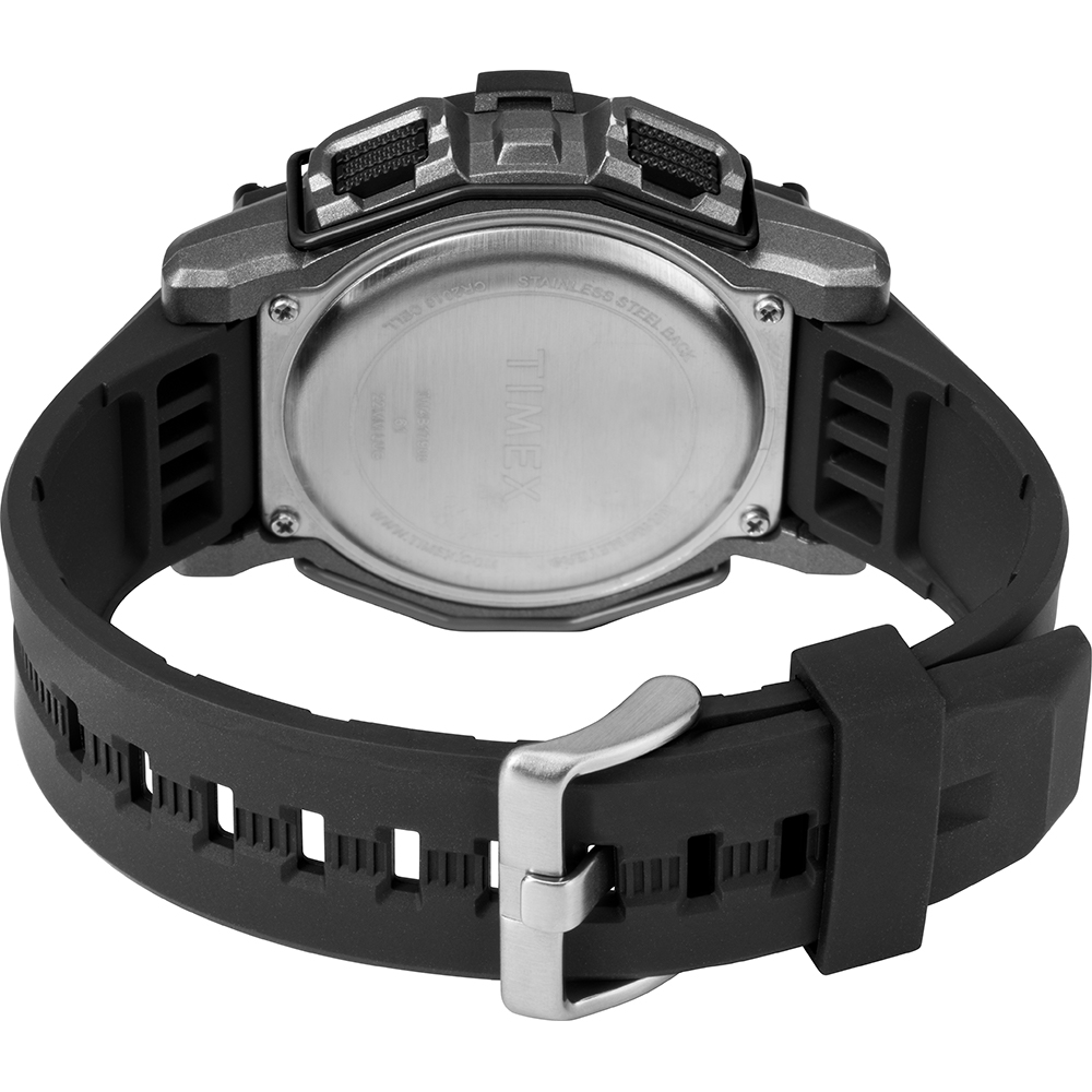 Timex Expedition Digital Face 47mm - White Screen w/Black Resin Strap