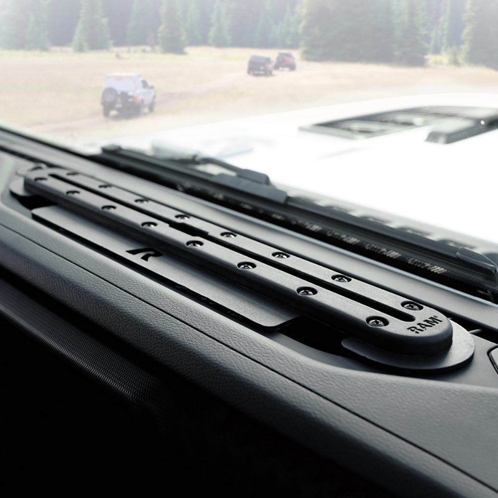 RAM Mount Tough-Track&trade; f/18-19' Jeep JL/Gladiator 3