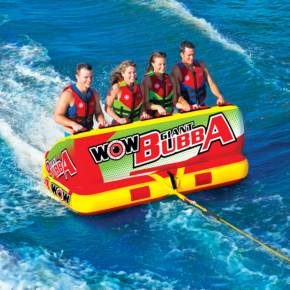 WOW Watersports Giant Bubba HI-VIS 4P Towable - 4 Person
