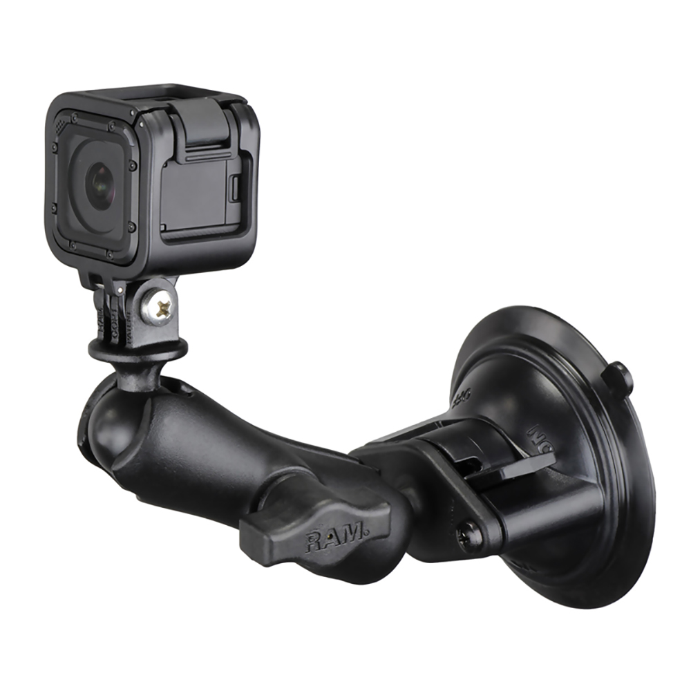 RAM Mount RAM&reg; Twist-Lock&trade; Suction Cup Mount w/Universal Action Camera Adapter 2