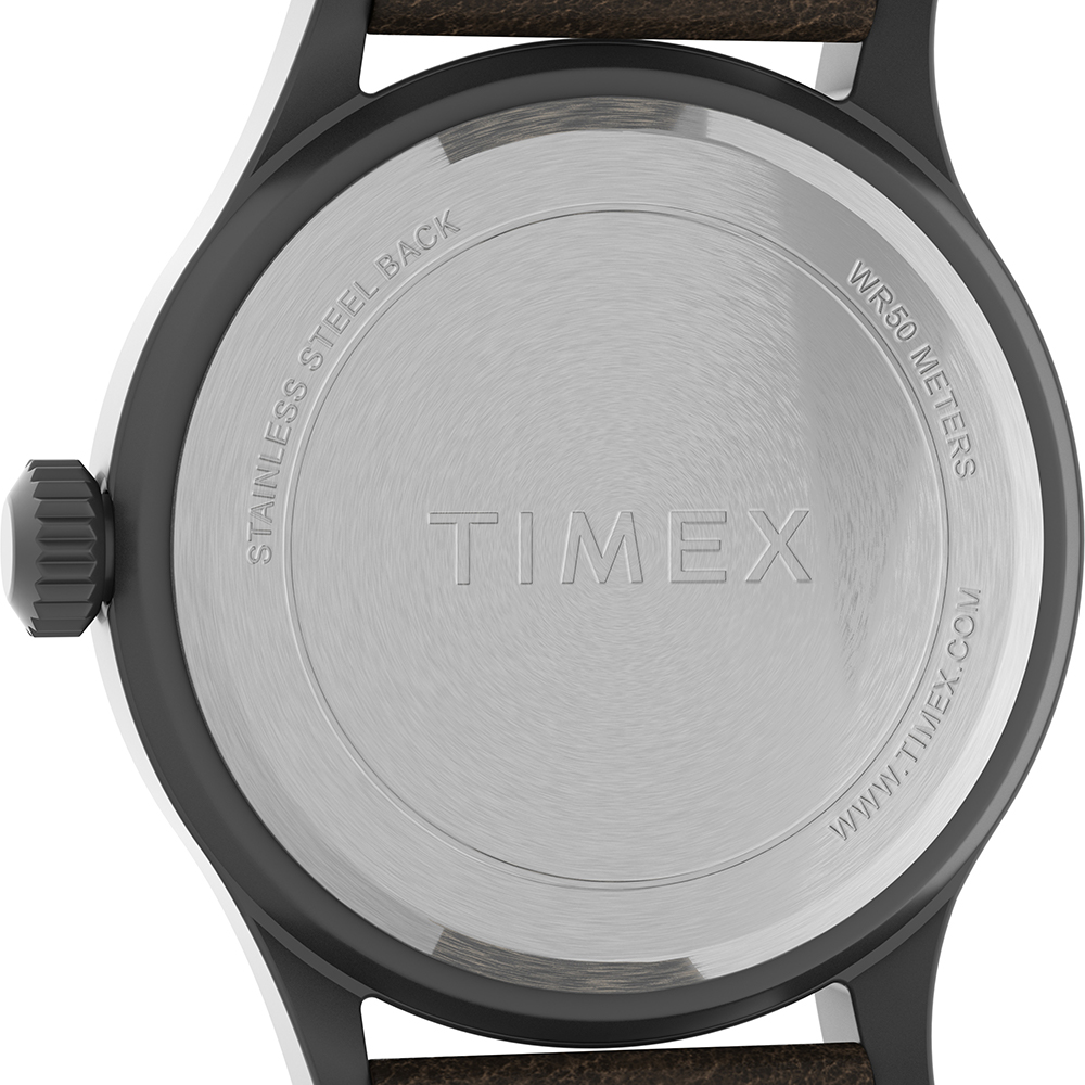 Timex Expedition&reg; Scout&trade; - Khaki Dial - Brown Leather Strap