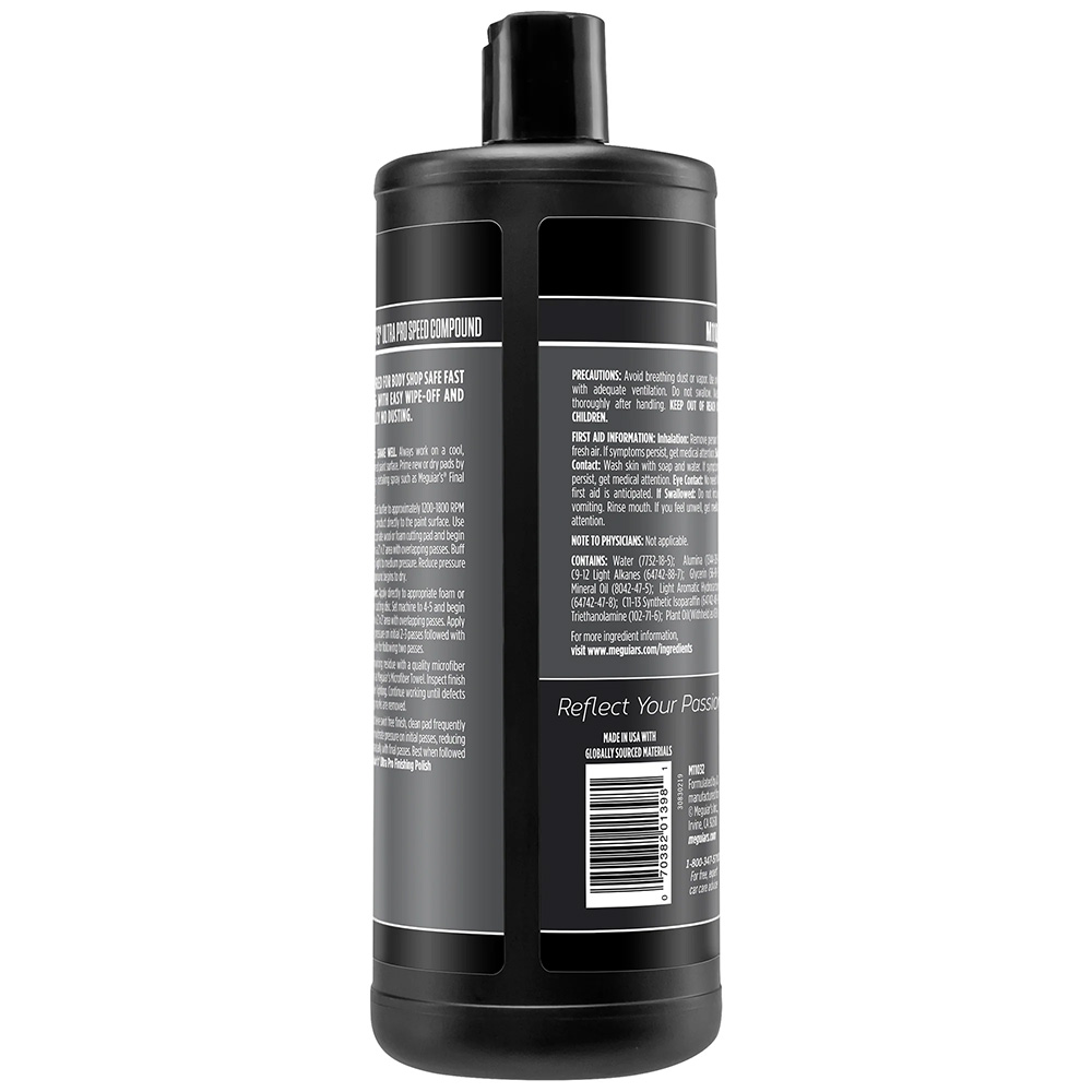 Meguiar's Mirror Glaze Ultra Pro Speed Compound - Heavy Cut, High Gloss - 32oz 2