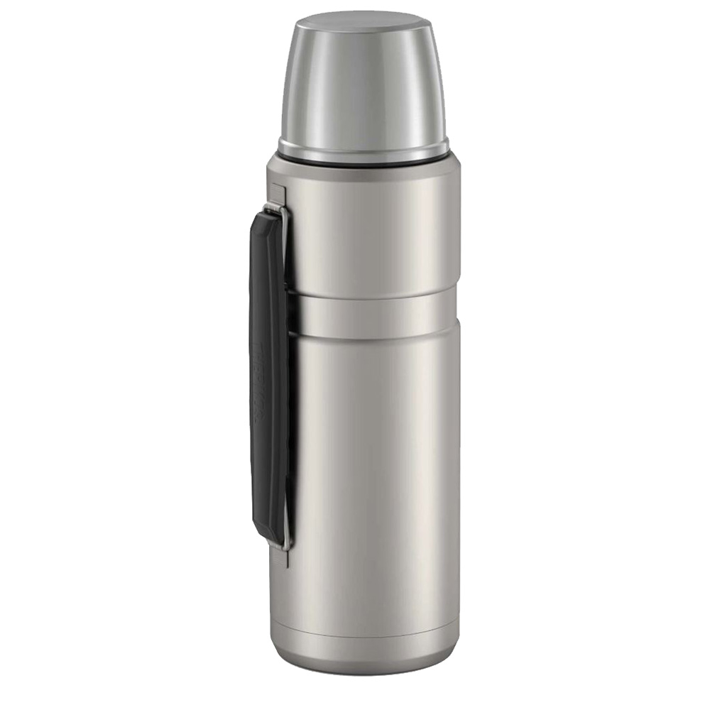 Thermos Stainless King Vacuum-Insulated Beverage Bottle, 40 Ounce, Matte Steel