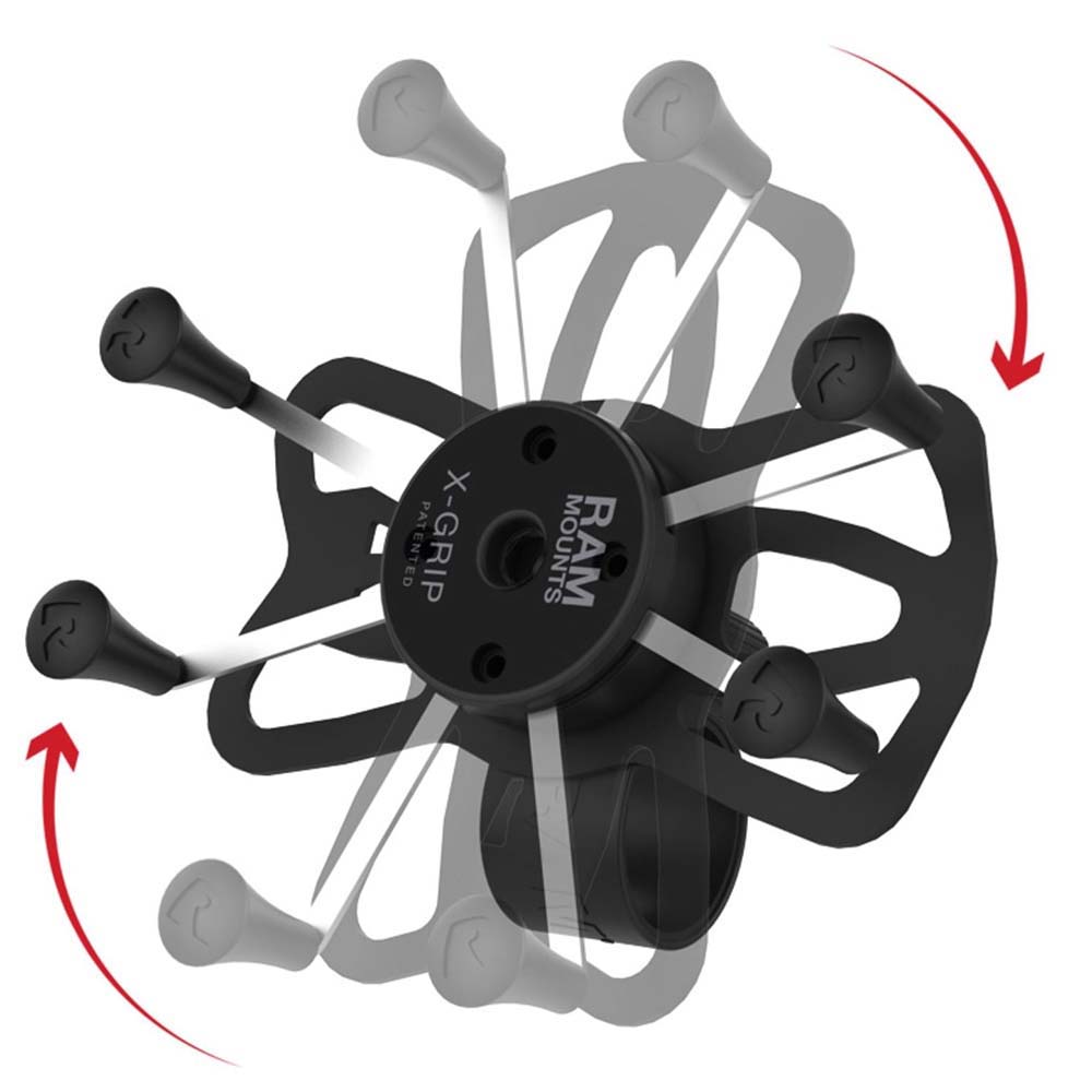 RAM Mount RAM&reg; X-Grip&reg; Large Phone Mount w/RAM&reg; Tough-Strap&trade; Handlebar Base 3