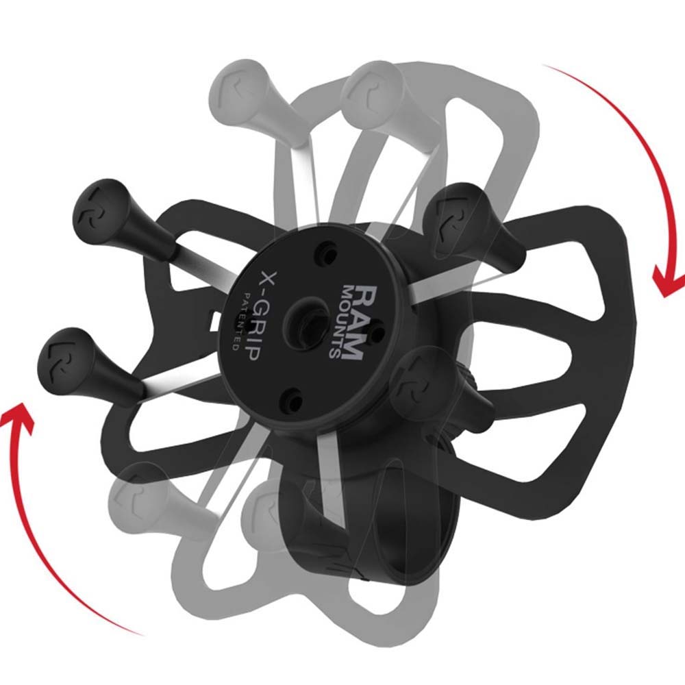 RAM Mount RAM&reg; X-Grip&reg; Phone Mount w/RAM&reg; Tough-Strap&trade; Handlebar Base 3