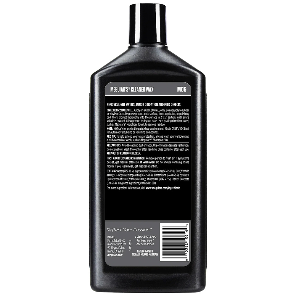Meguiar's M6 Mirror Glaze&reg; Cleaner Wax - 16oz 2