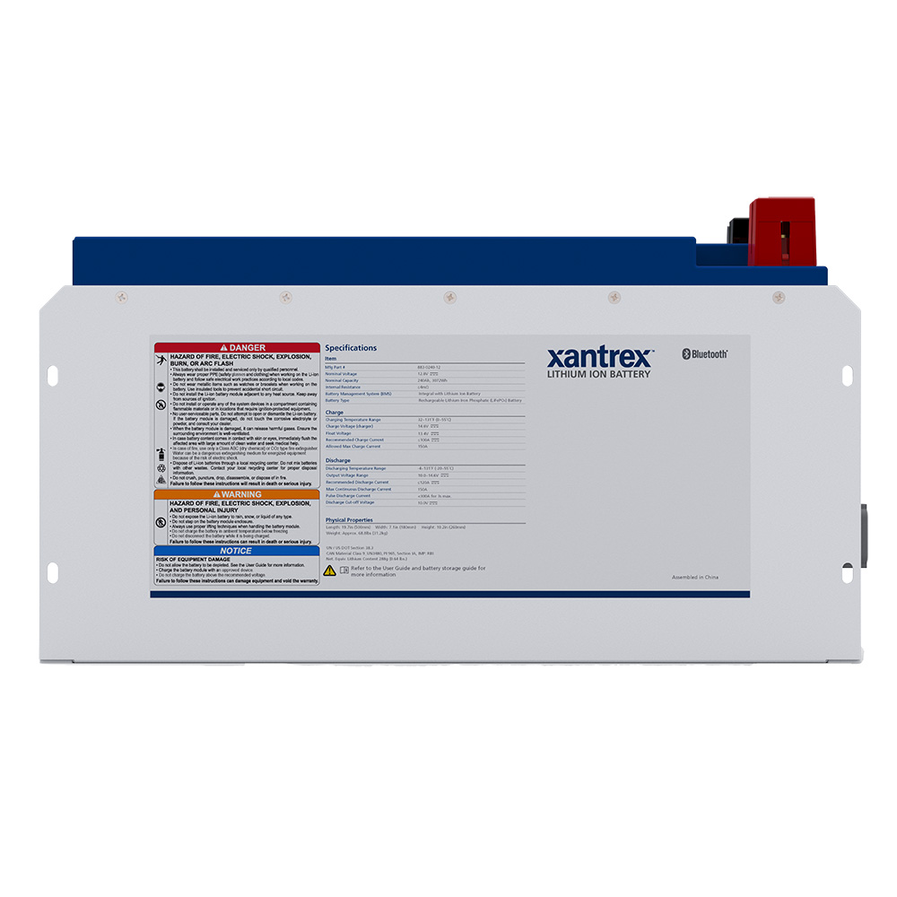 Xantrex Lithium Ion Phosphate (LiFePO4) Battery - 240AH - 12VDC 2