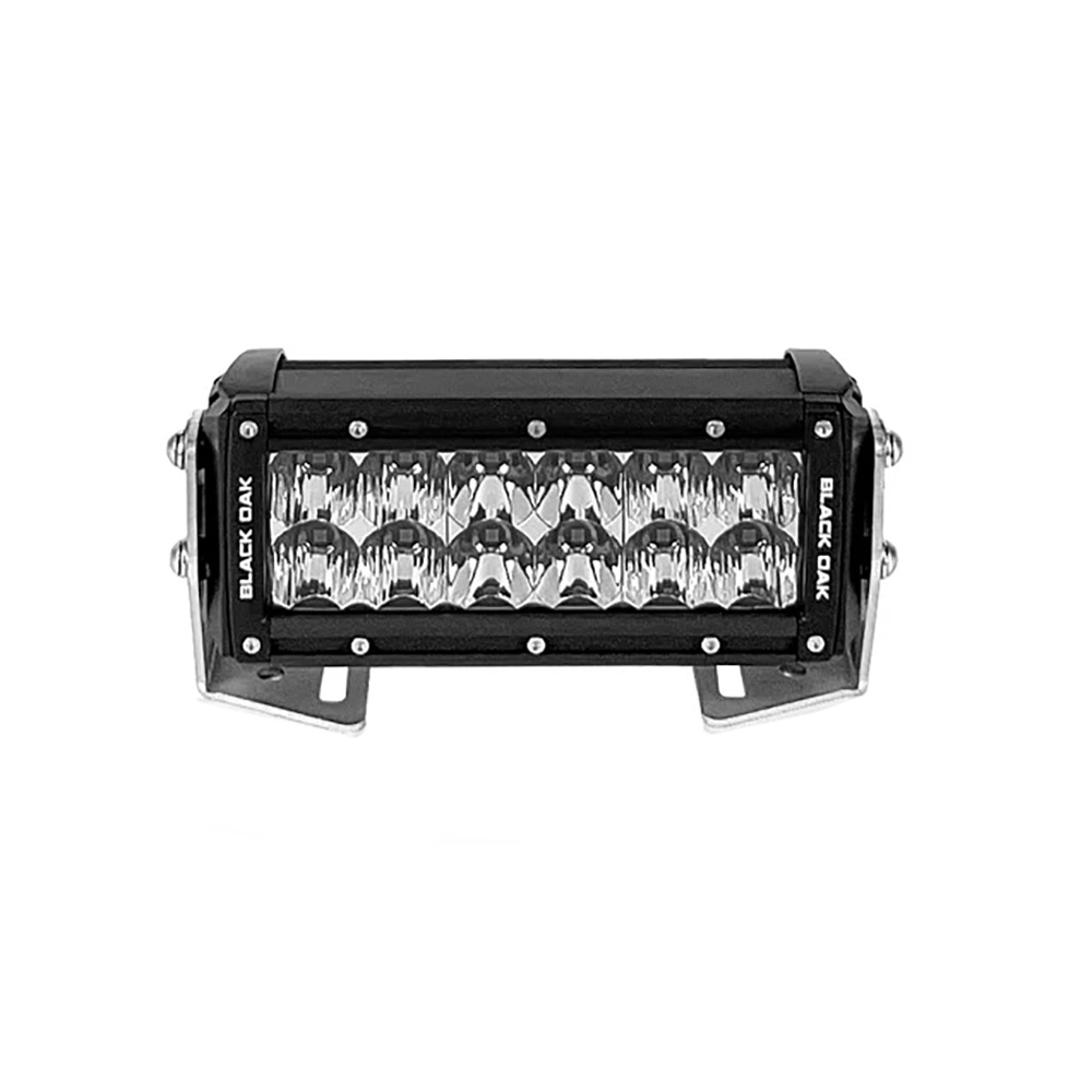 Black Oak Pro Series 3.0 Double Row 6" LED Light Bar - Combo Optics - Black Housing 3