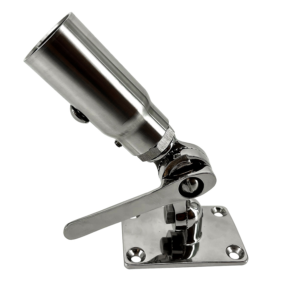 Seaview Starlink Stainless Steel 1"-14 Threaded Adapter &amp; Stainless Steel Ratchet Base 2