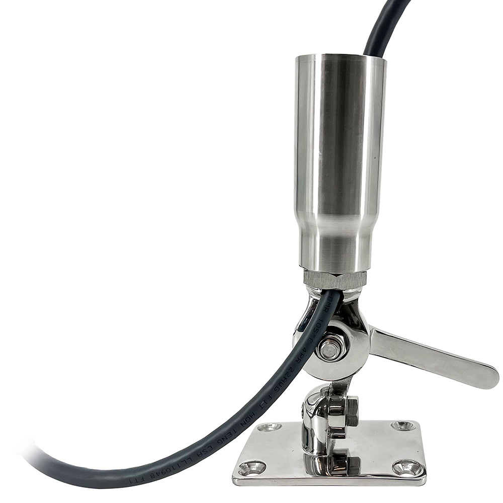 Seaview Starlink Stainless Steel 1"-14 Threaded Adapter &amp; Stainless Steel Ratchet Base 3