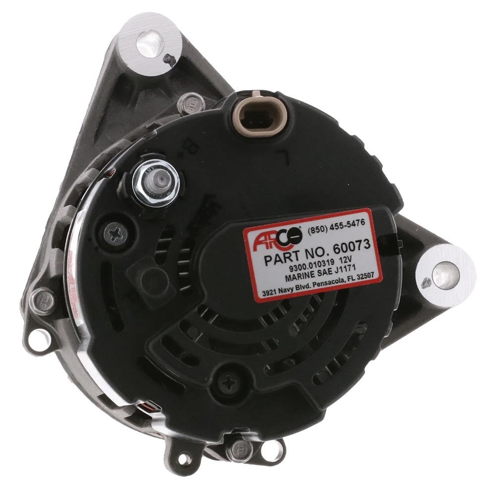 ARCO Marine Premium Replacement Inboard Alternator w/55mm Multi-Groove Pulley - 12V 65A 4