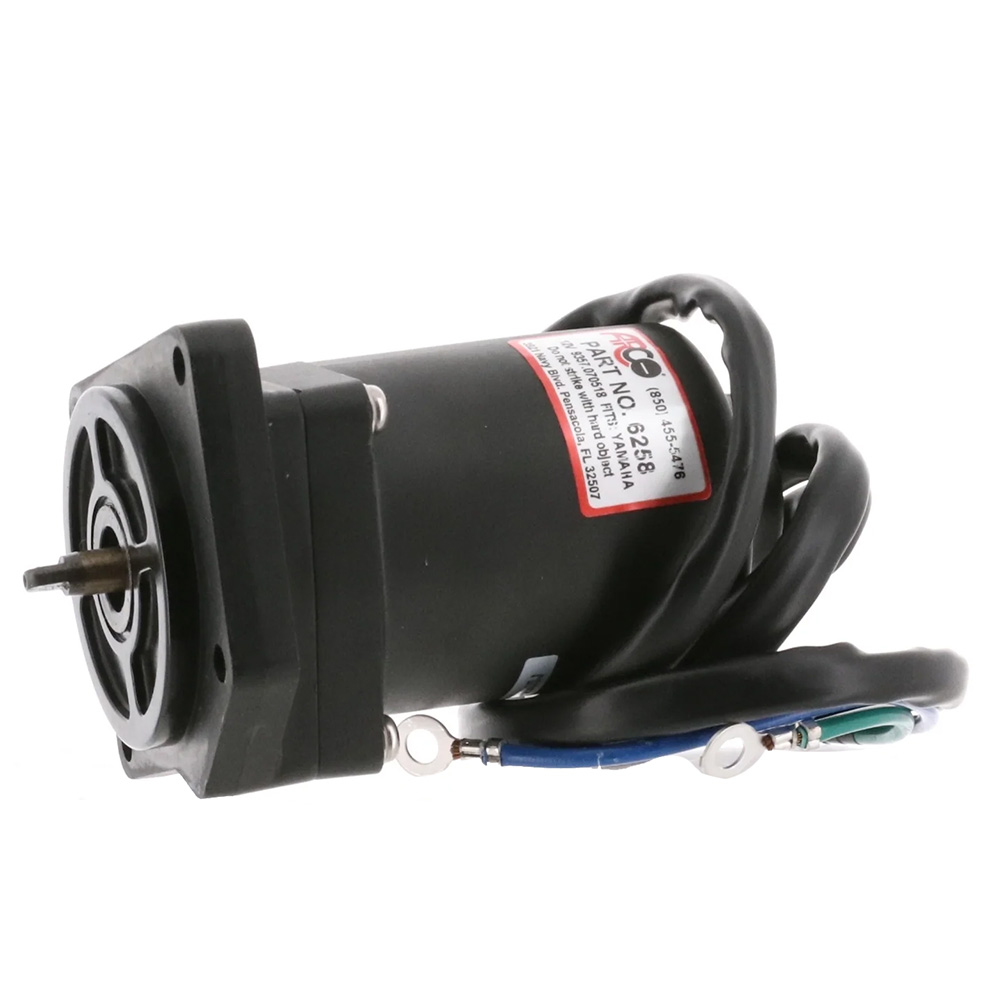 ARCO Marine Replacement Outboard Tilt Trim Motor - Yamaha-4 Bolt, 5/8" Flat Blade Shaft 2