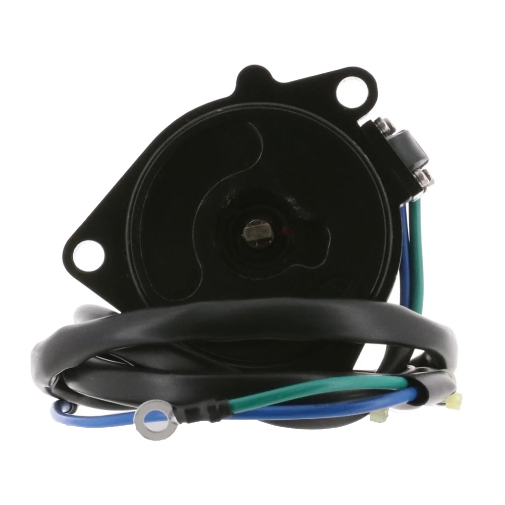 ARCO Marine Replacement Outboard Tilt Trim Motor - Yamaha, 2-Wire, 3 Bolt, Flat Blade Shaft 3