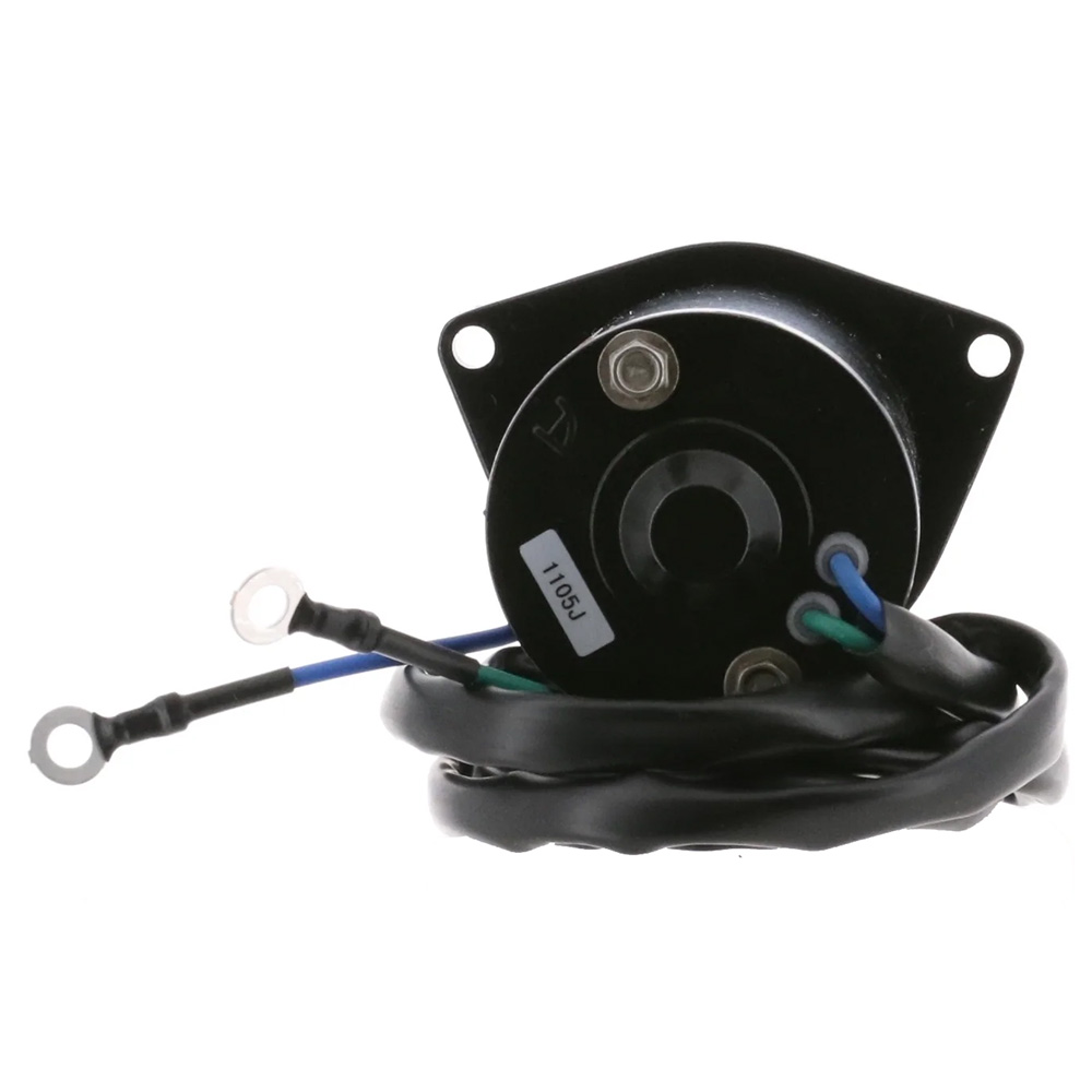 ARCO Marine Replacement Outboard Tilt Trim Motor - Yamaha, 2-Wire, 3 Bolt, Flat Blade Shaft 3