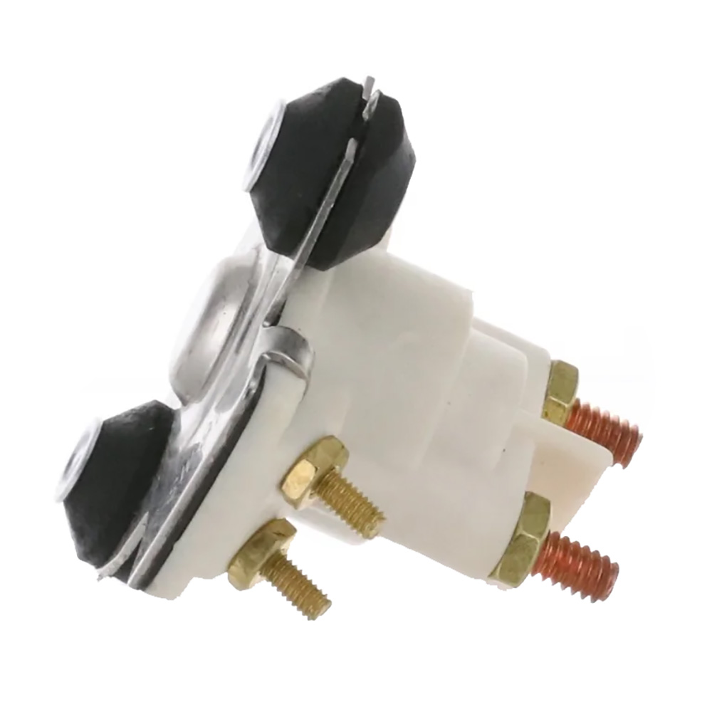 ARCO Marine Outboard Solenoid w/Flat Isolated Base &amp; White Housing 3