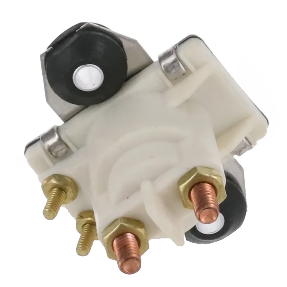 ARCO Marine Outboard Solenoid w/Flat Isolated Base &amp; White Housing 4