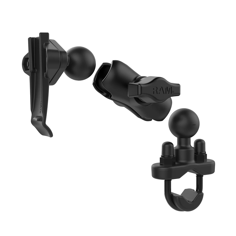 RAM Mount RAM&reg; Spine Clip Garmin Mount w/Handlebar U-Bolt Base 2