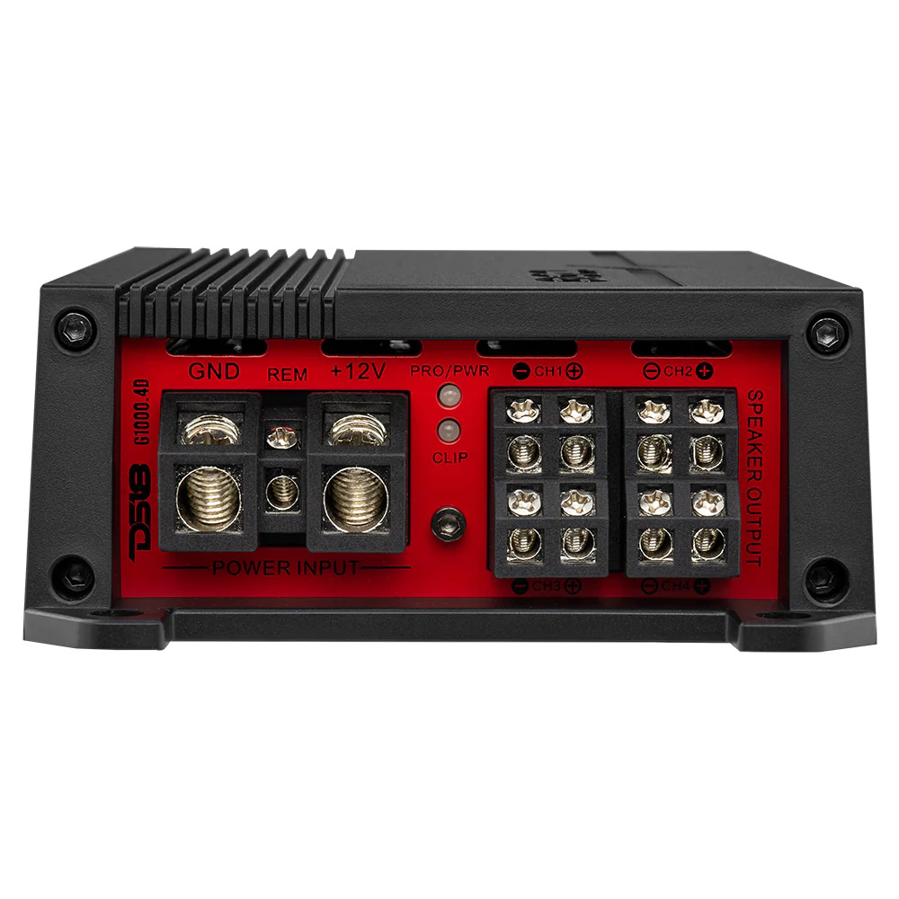DS18 Audio G1000.4D FullRange Class D 4Channel Amplifier 1000W