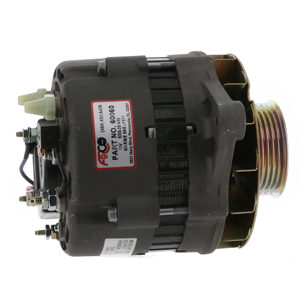ARCO Marine Premium Replacement Alternator w/Multi-Groove Serpentine Pulley - 12V &amp; 65A 2
