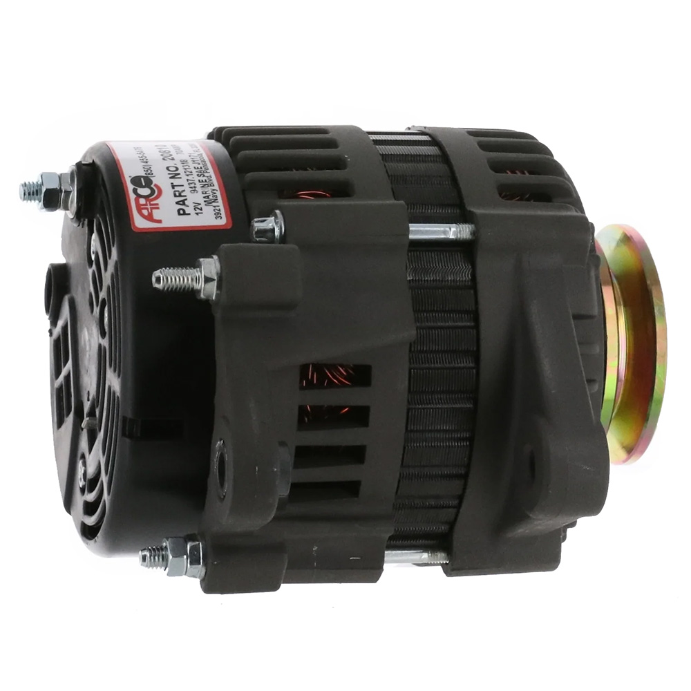 ARCO Marine Premium Replacement Alternator w/Single-Groove Pulley - 12V, 70A 2