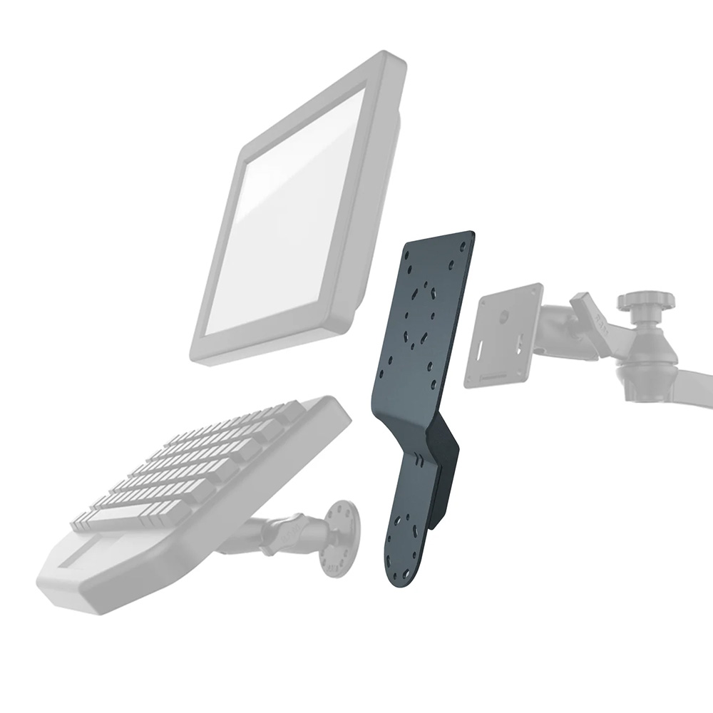 RAM Mount RAM&reg; Standard Heavy Duty Accessory/Display Bracket 2